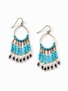 Old Navy Ombr Beaded Drop Earrings For Women - Tropical Vacation