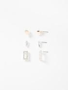 Old Navy Stud Earring 3 Pack For Women - Pink Cloud