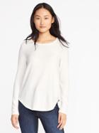 Relaxed Plush-knit Tee For Women