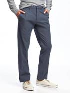 Old Navy Built In Flex Slim Signature Dress Pants For Men - Navy Blue