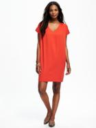 Old Navy Cocoon Dress For Women - Tobiko Orange