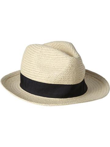 Old Navy Old Navy Womens Straw Panama Hats - Natural