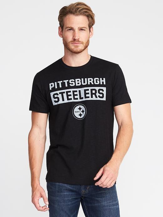 Old Navy Nfl Slub Knit Tee For Men - Steelers