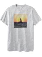Old Navy Seas The Day Tee For Men - Light Grey Heather