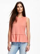 Old Navy Relaxed Peplum Tee For Women - Pretty Peachy