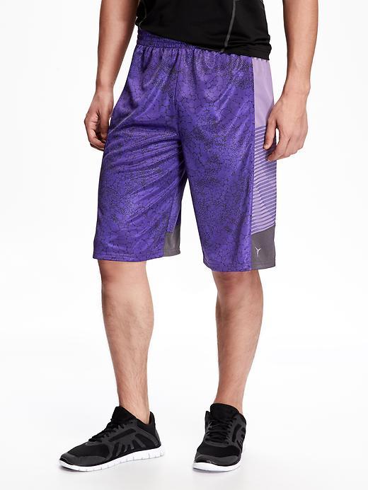 Old Navy Mens Basketball Shorts 12&quot; Size Xxl Big - Purple Essence