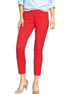 Old Navy Old Navy Womens The Diva Skinny Ankle Pants - Robbie Red