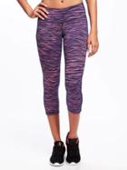 Old Navy Go Dry Space Dye Compression Crops For Women - Absolute Pink Neon