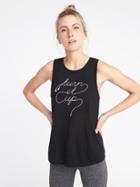 Old Navy Womens Performance Muscle Tank For Women Turn It Up Size L