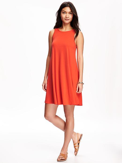 Old Navy Jersey Swing Dress For Women - Darling Clementine