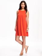 Old Navy Jersey Swing Dress For Women - Darling Clementine