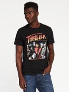 Old Navy Michael Jacksons Thriller Tee For Men - Blackjack