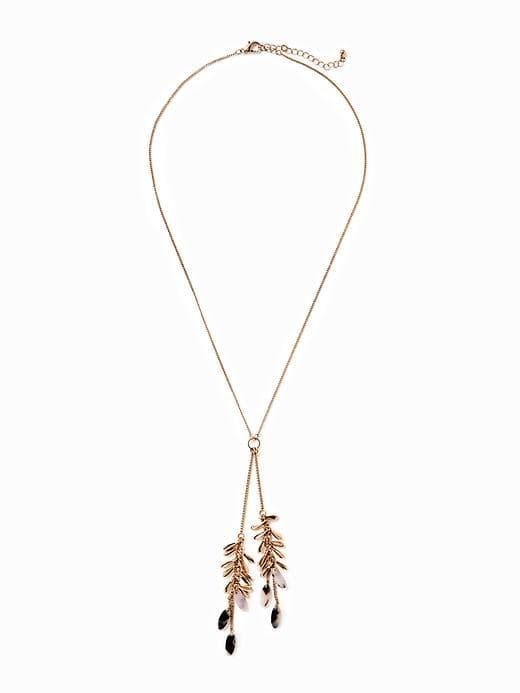 Old Navy Marbled Tortoiseshell Pendant Necklace For Women - Marble