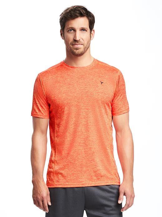 Old Navy Go Dry Cool Training Tee For Men - Bright Orange