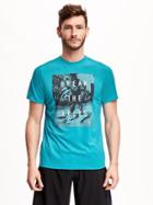 Old Navy Go Dry Active Graphic Tee For Men - Bondi Beach