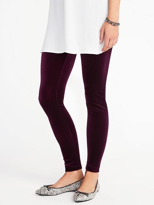 Old Navy Womens Velvet Leggings For Women Royal Velvet Size Xl