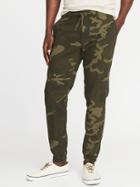 Old Navy Mens Linen-blend Joggers For Men Camo Size 36w