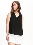 Old Navy Soft V Neck Sleeveless Plus - Black