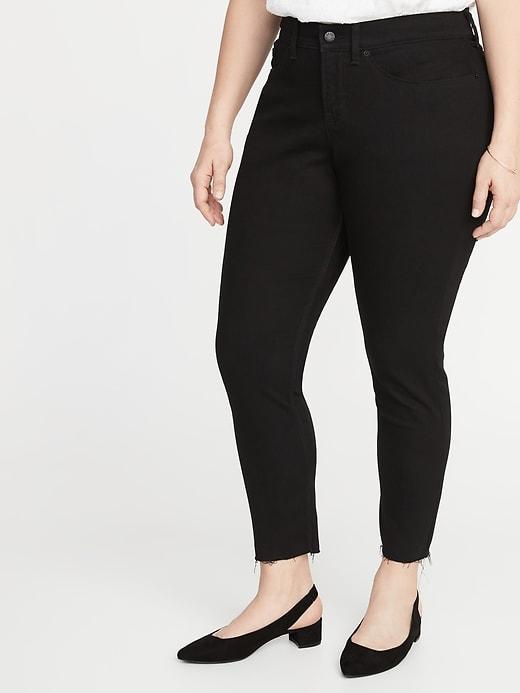High-rise The Power Straight Secret-slim Pockets + Waistband Plus-size Jeans