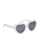 Old Navy Sparkly Heart Sunglasses - Silver Heart