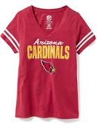 Old Navy Womens Nfl Team V-neck Tee For Women Cardinals Size Xs