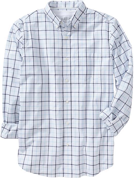 Old Navy Mens Everyday Classic Regular Fit Shirts Size S - Wavy Navy