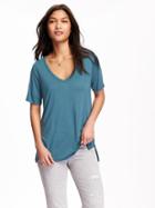Old Navy Drapey V Neck Tee For Women - River Of Dreams