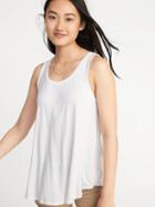 Old Navy Womens Luxe Swing Tank For Women Lily White Size Xs