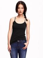 Old Navy Womens First-layer Fitted Cami For Women Blackjack Size L