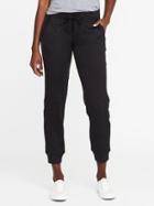 Old Navy Womens Mid-rise Sweater-knit Joggers For Women Black Size L