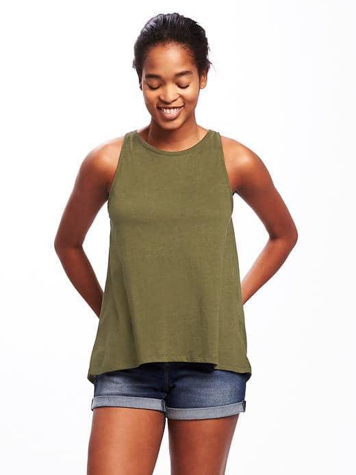 Old Navy Relaxed Hi Lo Tank For Women - Hunter Pines