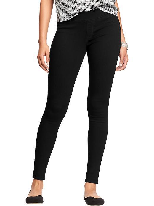 Old Navy Womens Pull On Black Jeggings - Black Jack