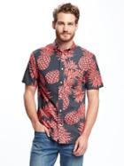 Old Navy Slim Fit Classic Shirt For Men - Iron Will