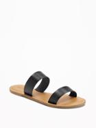 Old Navy Double Strap Sandals For Women - Cognac Brown