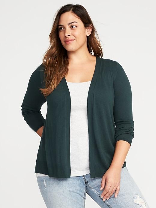 Old Navy Womens Plus-size Open-front Sweater Fir Ever Size 3x