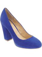 Old Navy Womens Faux Suede Platform Pumps Size 10 - Ultra Violet