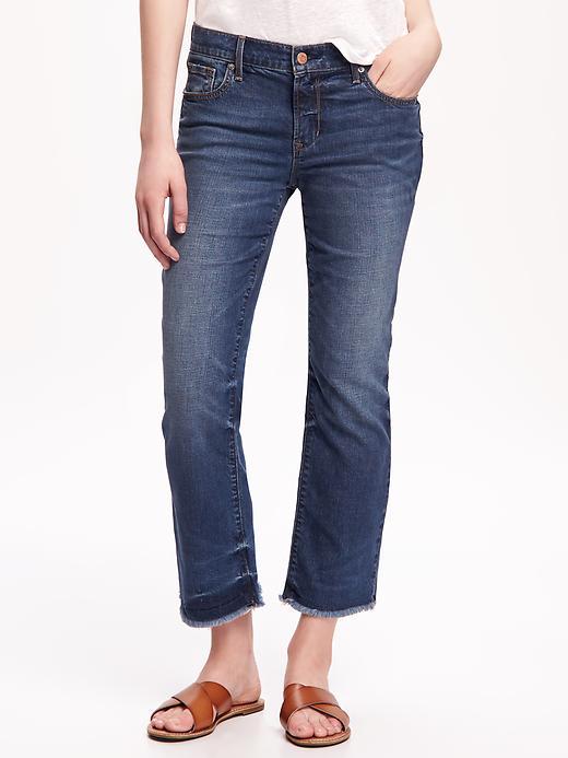 Old Navy Flared Cropped Jeans For Women - Tahoe