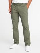 Old Navy Mens Straight Broken-in Khakis For Men Grazing Grasses Size 32w