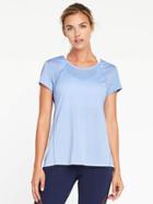 Old Navy Go Dry Cool Mesh Running Tee For Women - Cooler Than Blue