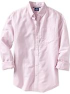 Old Navy Mens Slim Fit Oxford Shirts - Preppy Pink