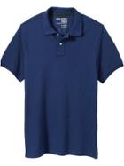 Old Navy Mens New Short Sleeve Pique Polos - Blue It Off