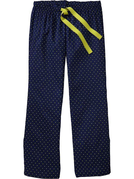 Old Navy Womens Patterned Lounge Pants - Navy Dot