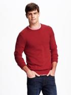 Old Navy Crew Neck Sweater For Men - Red