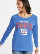 Old Navy Womens Nfl Team-graphic Sweatshirt For Women New York Giants Size Xs