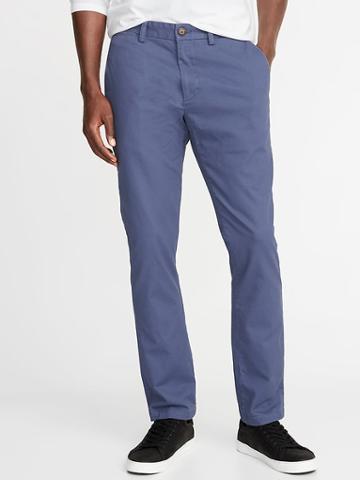 Old Navy Mens Slim Ultimate Built-in Flex Khakis For Men Majestic Sea Size 29w