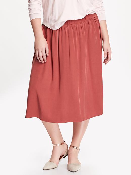 Old Navy Womens Plus Hi Rise A Line Skirt Size 1x Plus - Hot Peppa Flakes