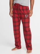 Old Navy Mens Nfl Team-graphic Flannel Sleep Pants For Men Atlanta Falcons Size M
