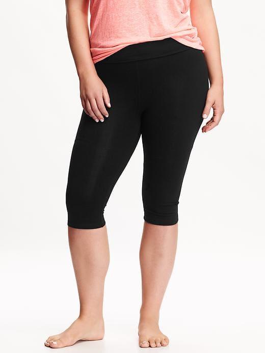Old Navy Womens Women';s Plus Yoga Capris Black Size 2x