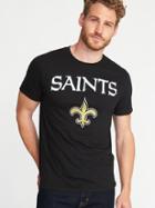 Old Navy Mens Nfl Team Graphic Tee For Men Saints Size Xl