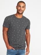 Old Navy Mens Soft-washed Printed Crew-neck Tee For Men Arrow Size Xs